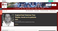 Desktop Screenshot of englanddeafrugby.com